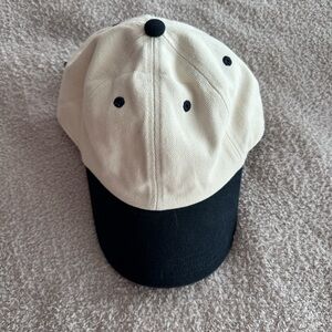 Brandy Melville Navy and Cream Cap